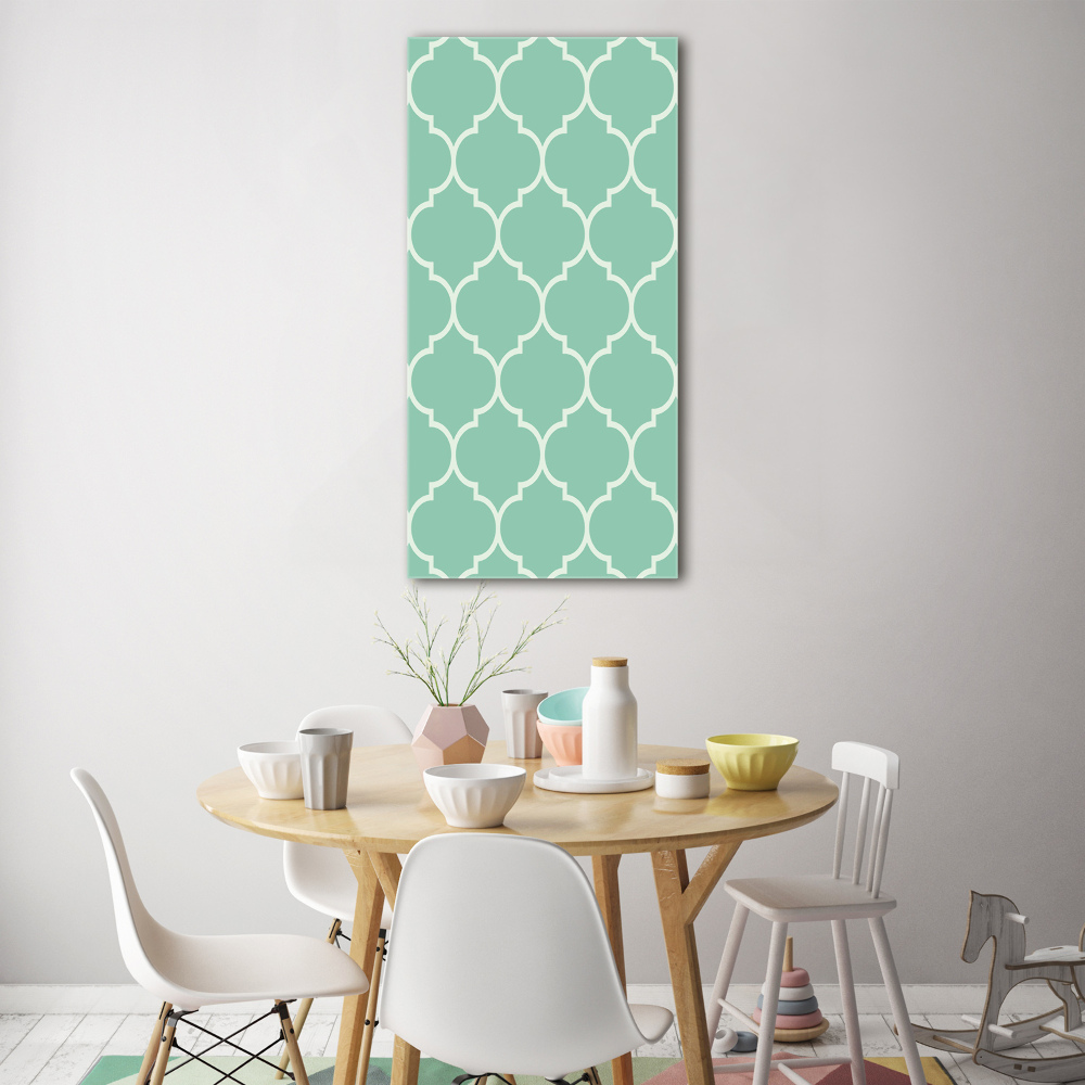 Acrylic print Moroccan background