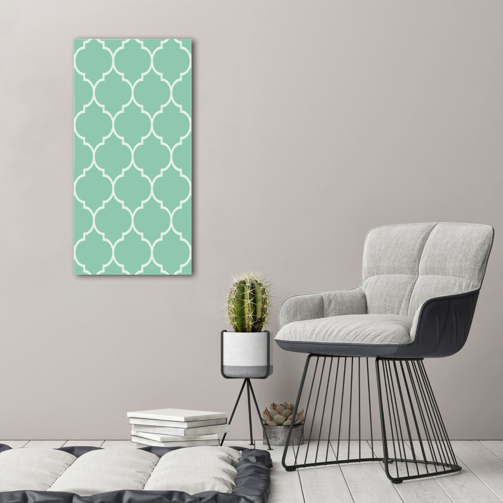 Acrylic print Moroccan background