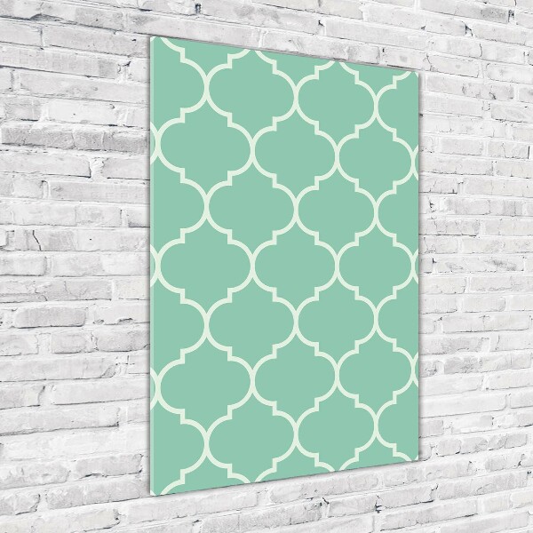 Acrylic print Moroccan background