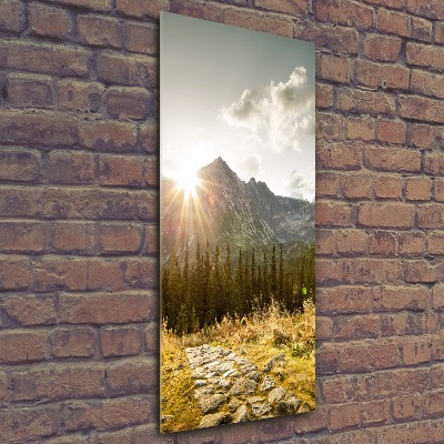 Acrylic wall art Sunset of the Tatra Mountains