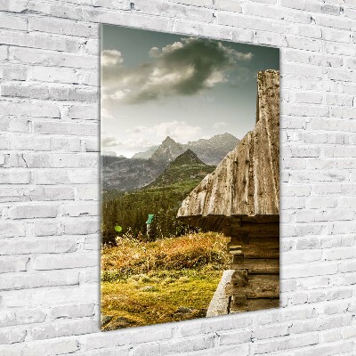 Acrylic wall art Sunset of the Tatra Mountains