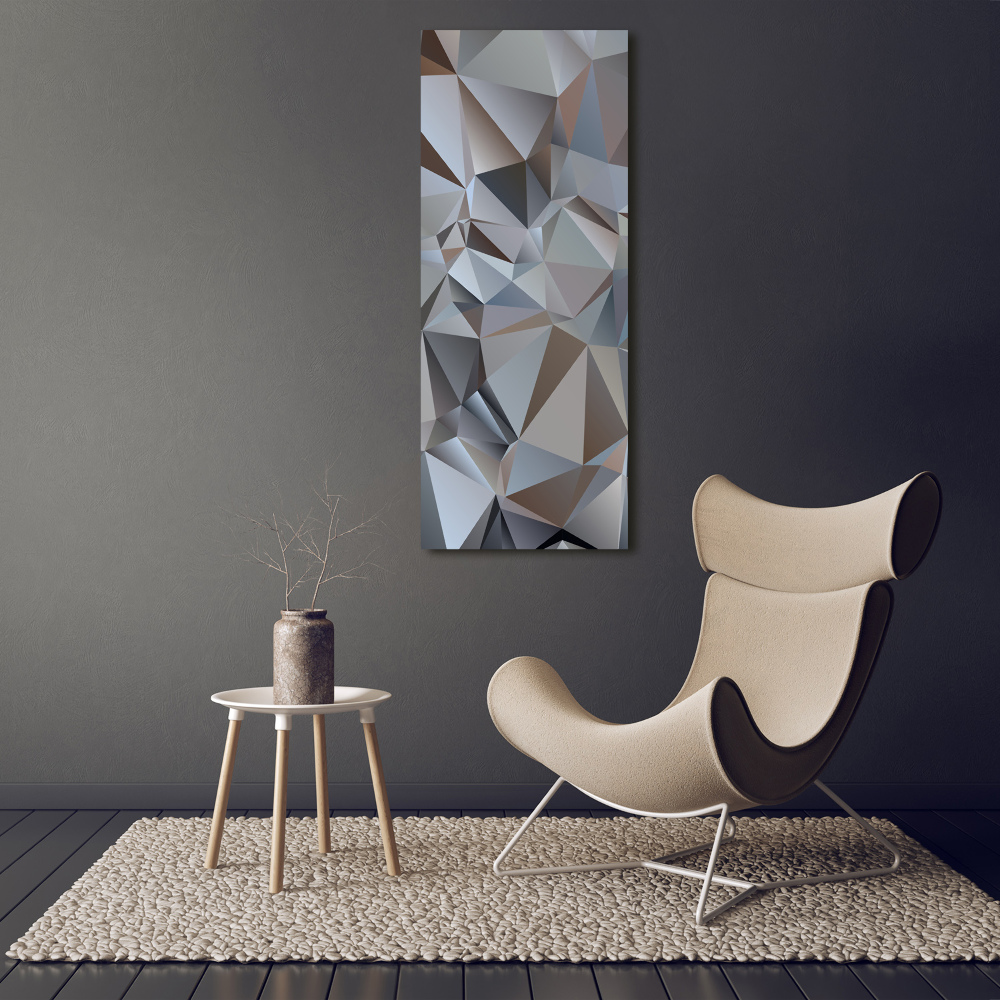 Acrylic print Abstraction of the triangle