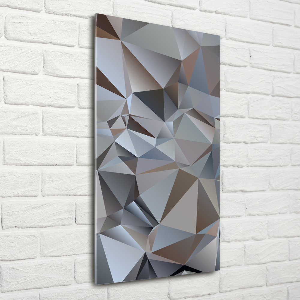 Acrylic print Abstraction of the triangle