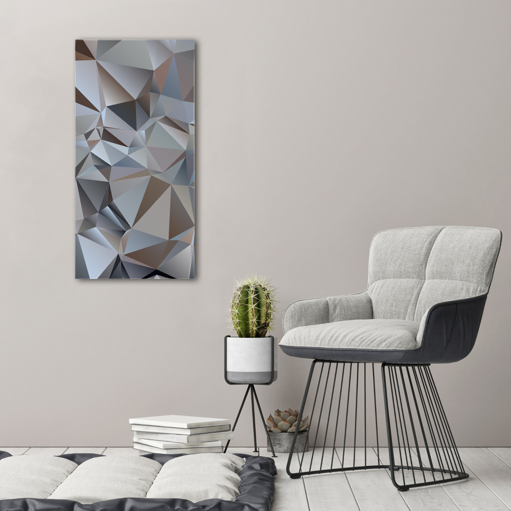 Acrylic print Abstraction of the triangle