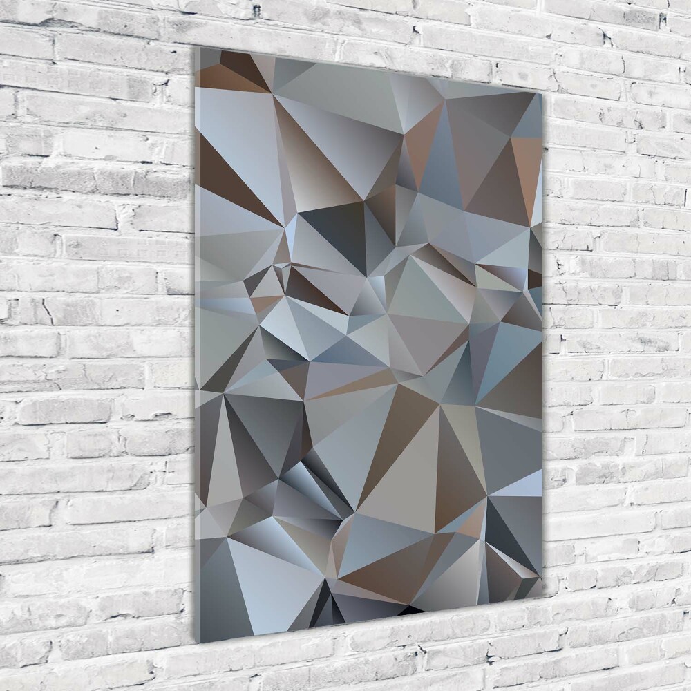 Acrylic print Abstraction of the triangle