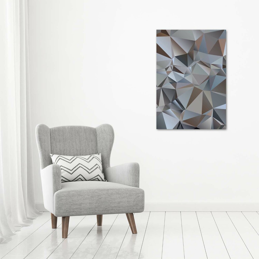 Acrylic print Abstraction of the triangle