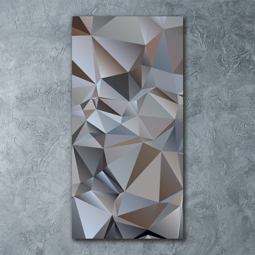 Acrylic print Abstraction of the triangle