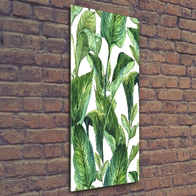 Print on acrylic Tropical leaves