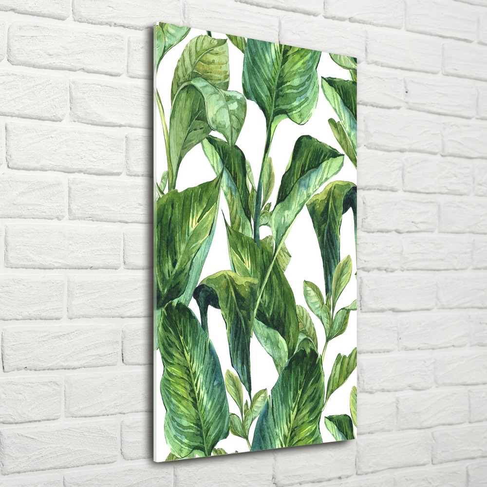 Print on acrylic Tropical leaves