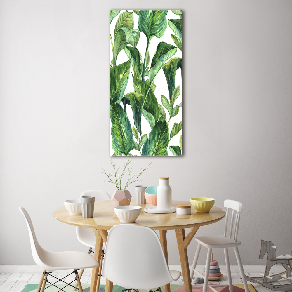 Print on acrylic Tropical leaves