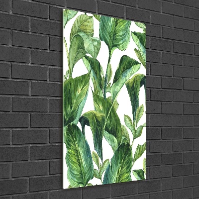 Print on acrylic Tropical leaves