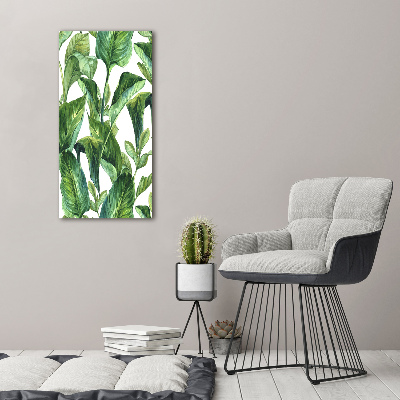 Print on acrylic Tropical leaves