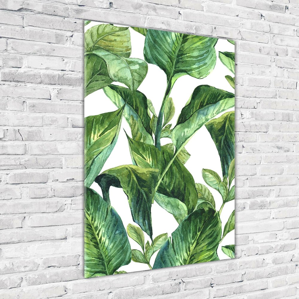 Print on acrylic Tropical leaves