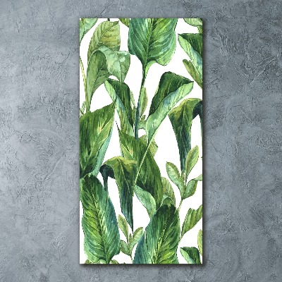 Print on acrylic Tropical leaves