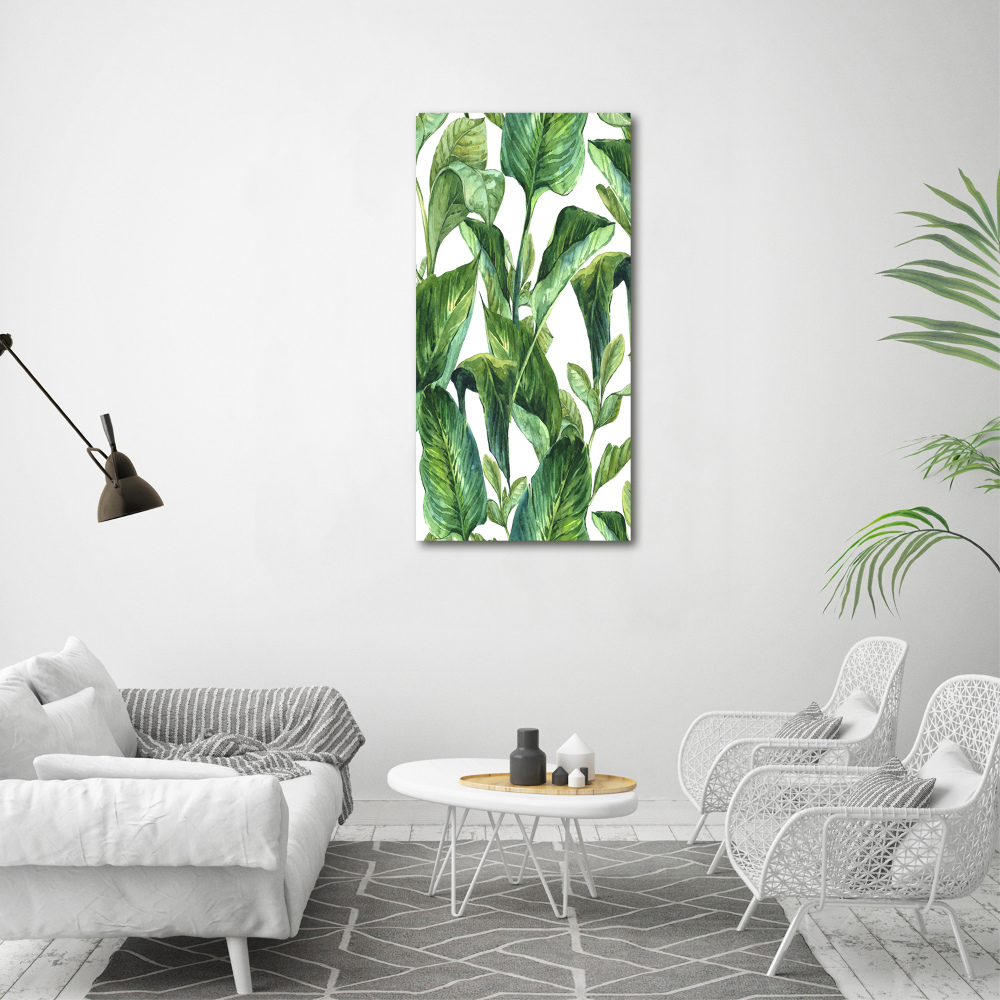 Print on acrylic Tropical leaves