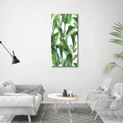 Print on acrylic Tropical leaves