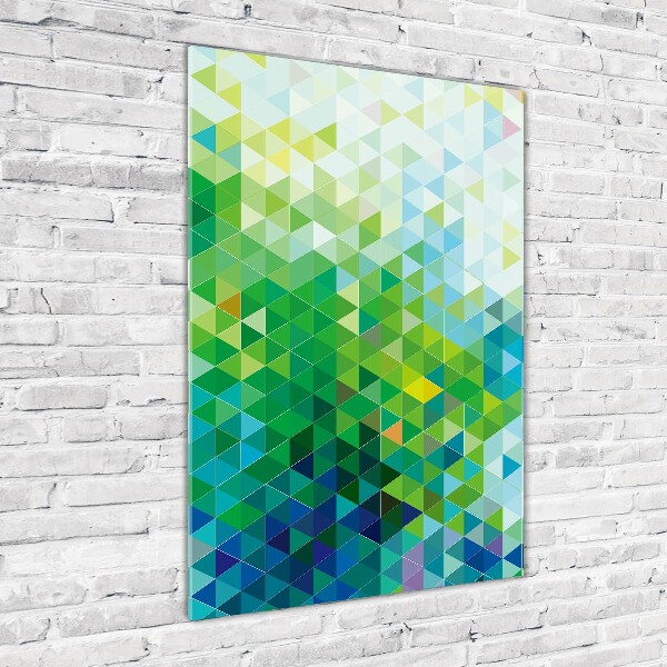 Acrylic print Abstraction of the triangle