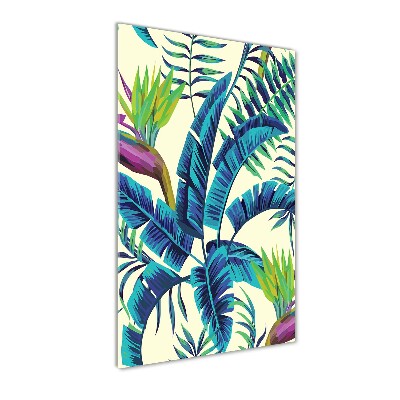 Print on acrylic Tropical leaves