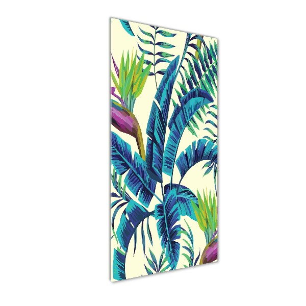 Print on acrylic Tropical leaves