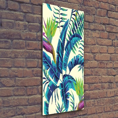 Print on acrylic Tropical leaves