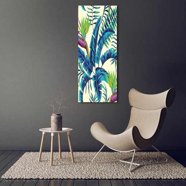 Print on acrylic Tropical leaves