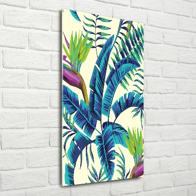 Print on acrylic Tropical leaves