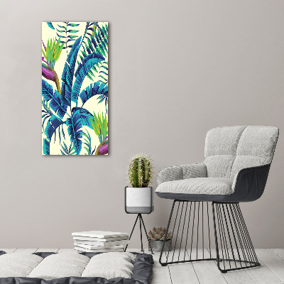 Print on acrylic Tropical leaves