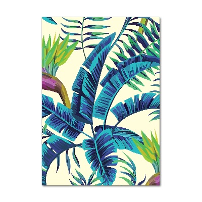 Print on acrylic Tropical leaves