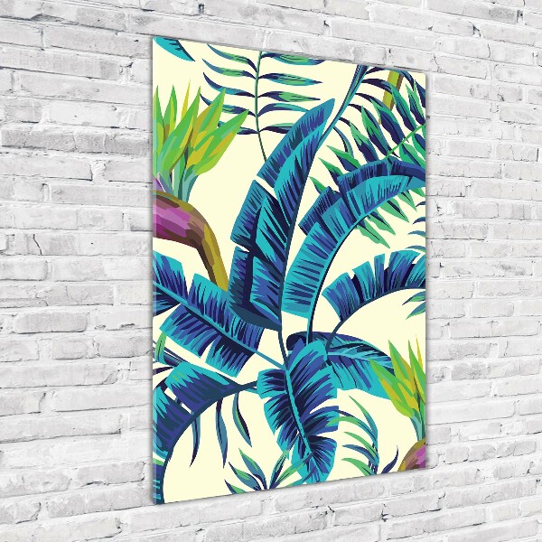 Print on acrylic Tropical leaves