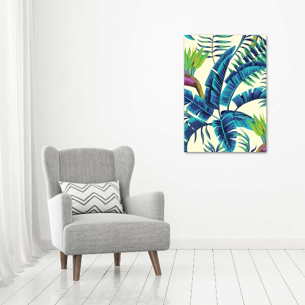 Print on acrylic Tropical leaves