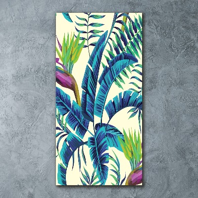 Print on acrylic Tropical leaves