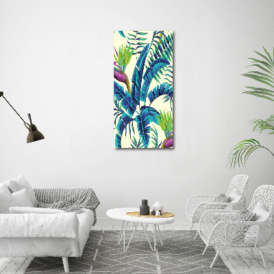 Print on acrylic Tropical leaves