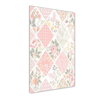 Print on acrylic Floral pattern