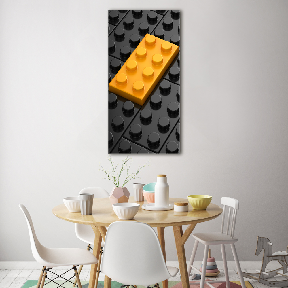 Print on acrylic Lego bricks