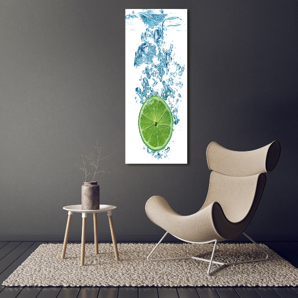 Print on acrylic glass Lime underwater