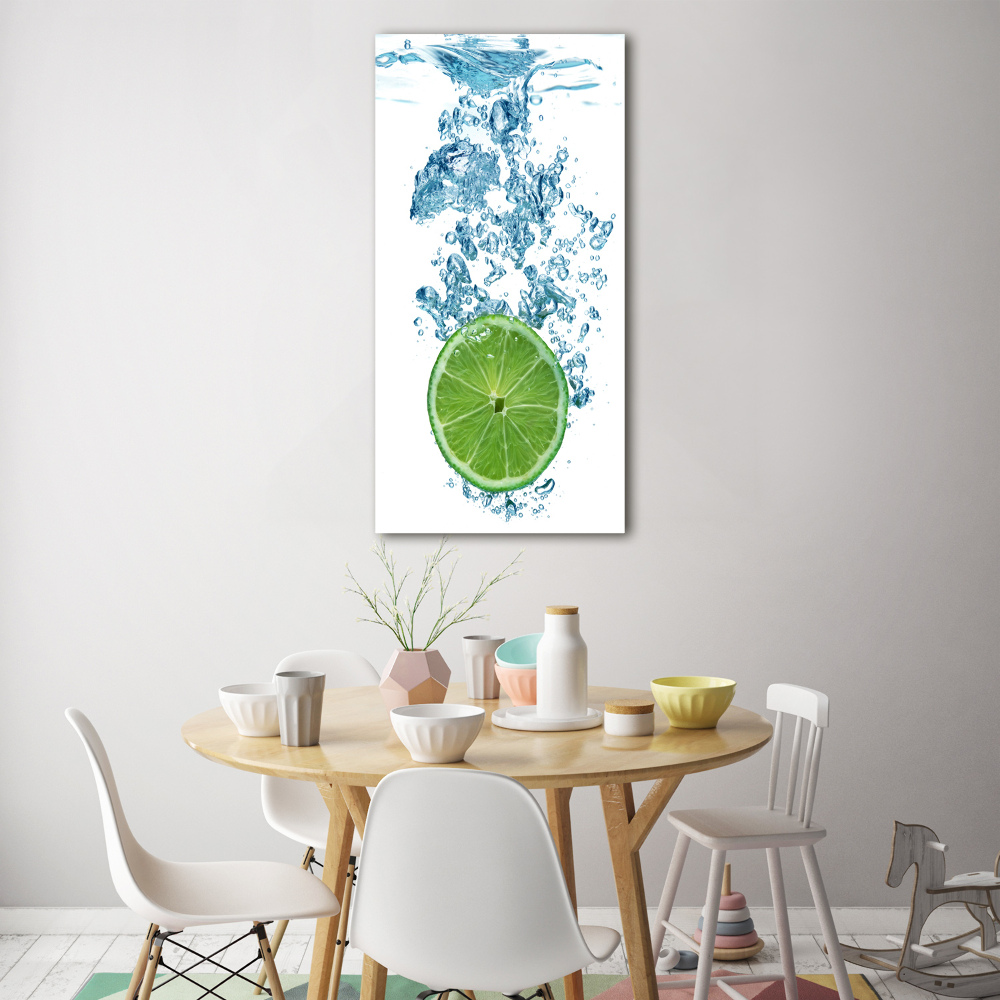 Print on acrylic glass Lime underwater