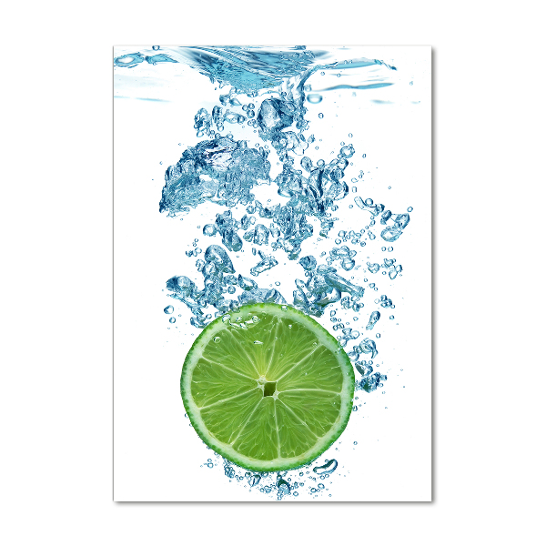 Print on acrylic glass Lime underwater