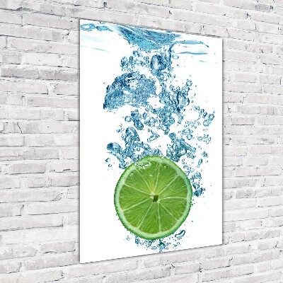 Print on acrylic glass Lime underwater