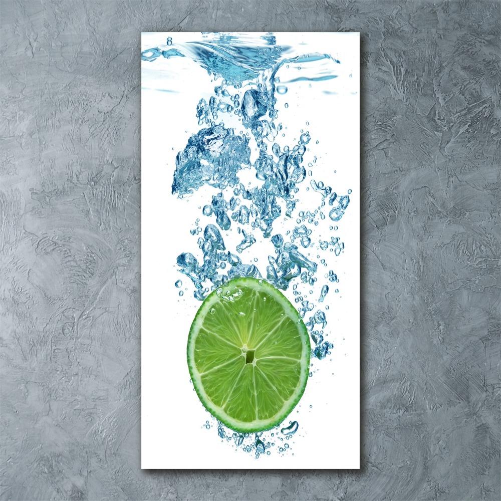 Print on acrylic glass Lime underwater