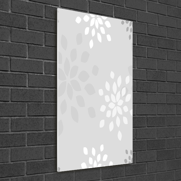 Wall art acrylic Floral pattern