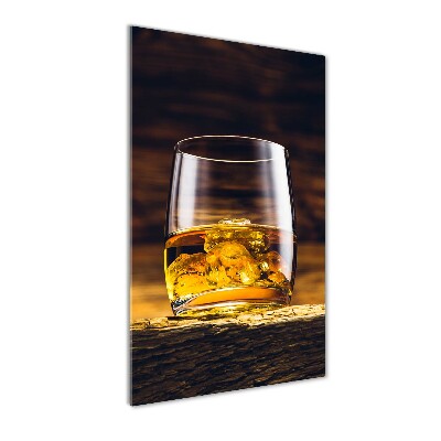 Print on acrylic glass Bourbon in a glass