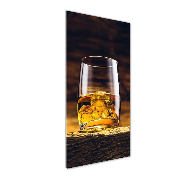 Print on acrylic glass Bourbon in a glass