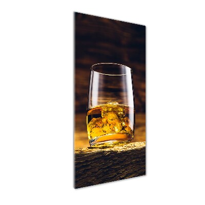 Print on acrylic glass Bourbon in a glass