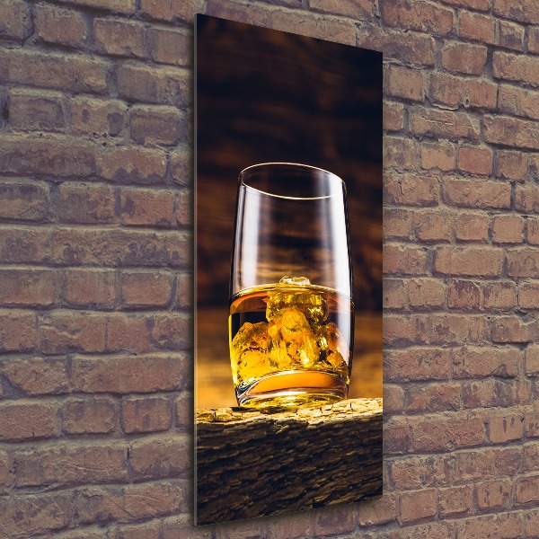 Print on acrylic glass Bourbon in a glass