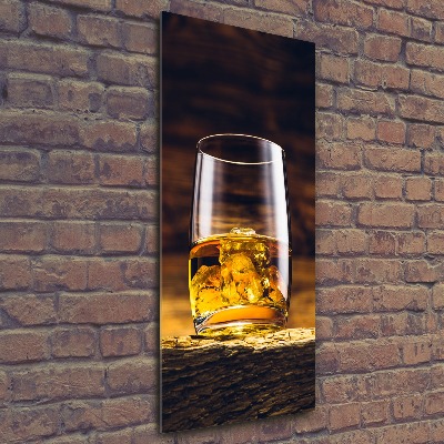 Print on acrylic glass Bourbon in a glass