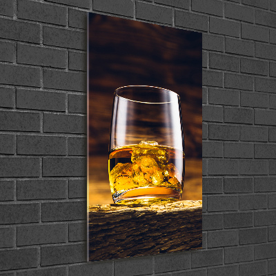 Print on acrylic glass Bourbon in a glass