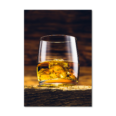 Print on acrylic glass Bourbon in a glass