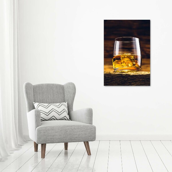 Print on acrylic glass Bourbon in a glass