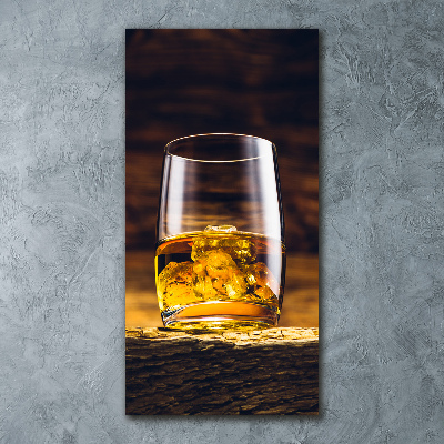 Print on acrylic glass Bourbon in a glass