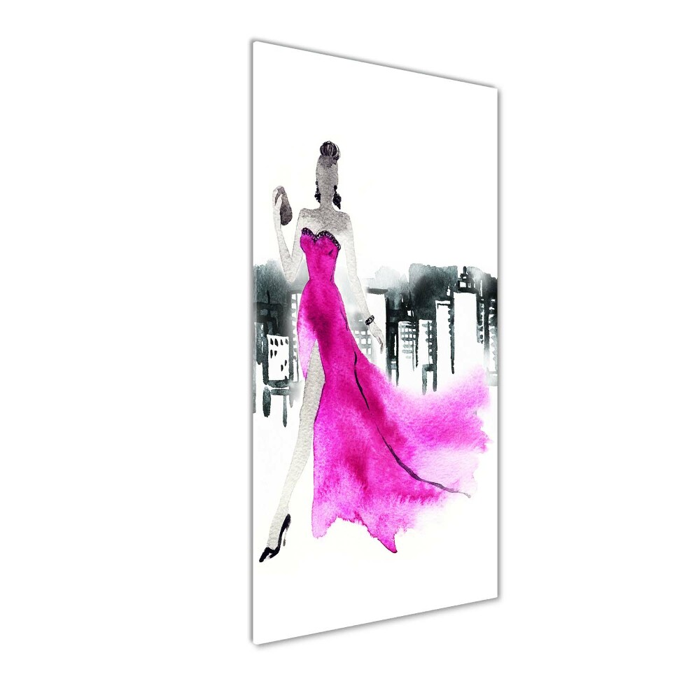 Print on acrylic glass Fashion illustration